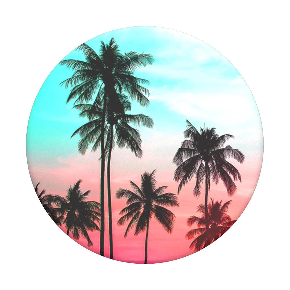 PopSockets Adhesive Phone Grip with Expandable Kickstand and swappable top - Tropical Sunset