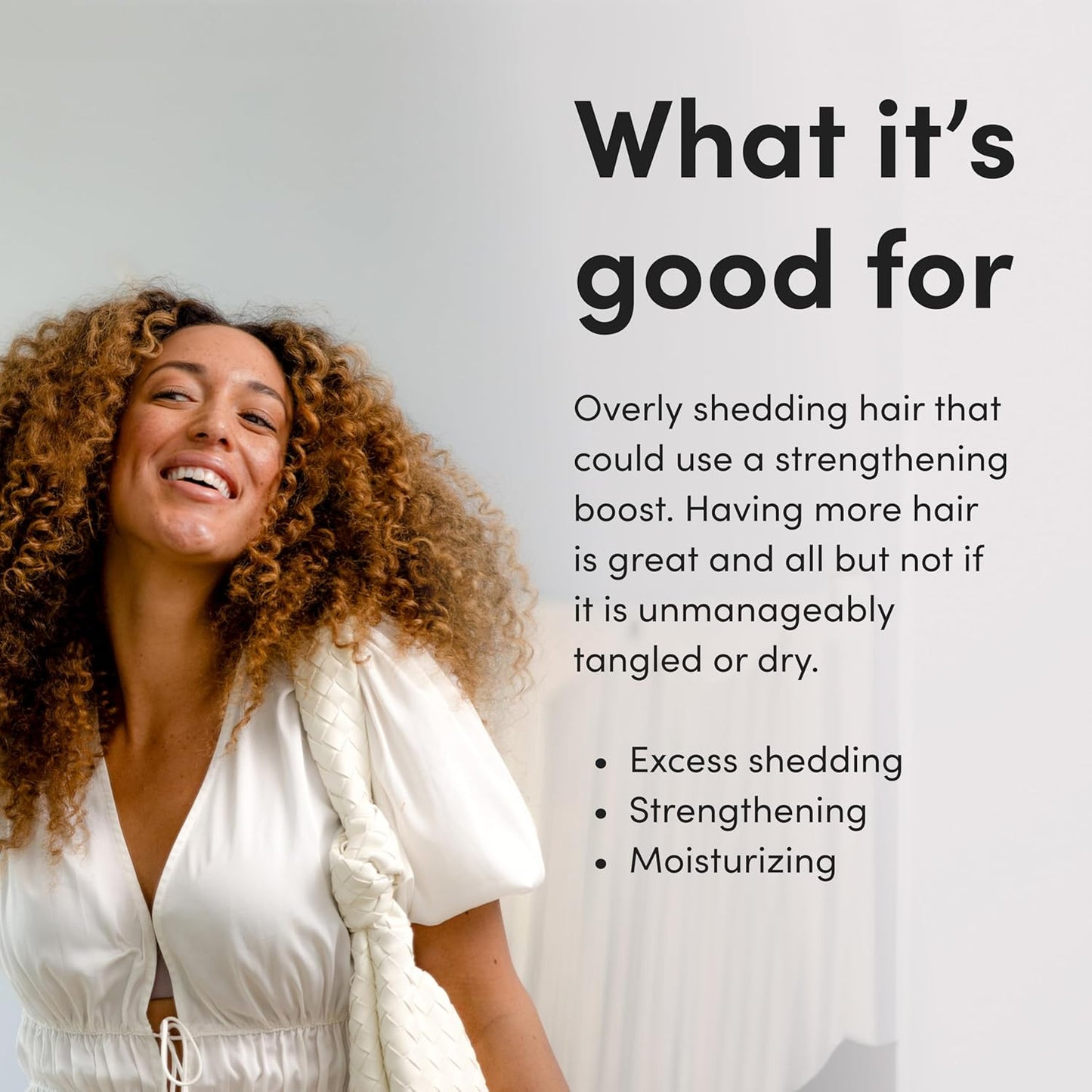 hers triple threat shampoo for hair that feels and looks thicker and stronger with biotin, saw palmetto, pumpkin seed oil, lightly scented with rose, helps control hair shedding,6.4 oz
