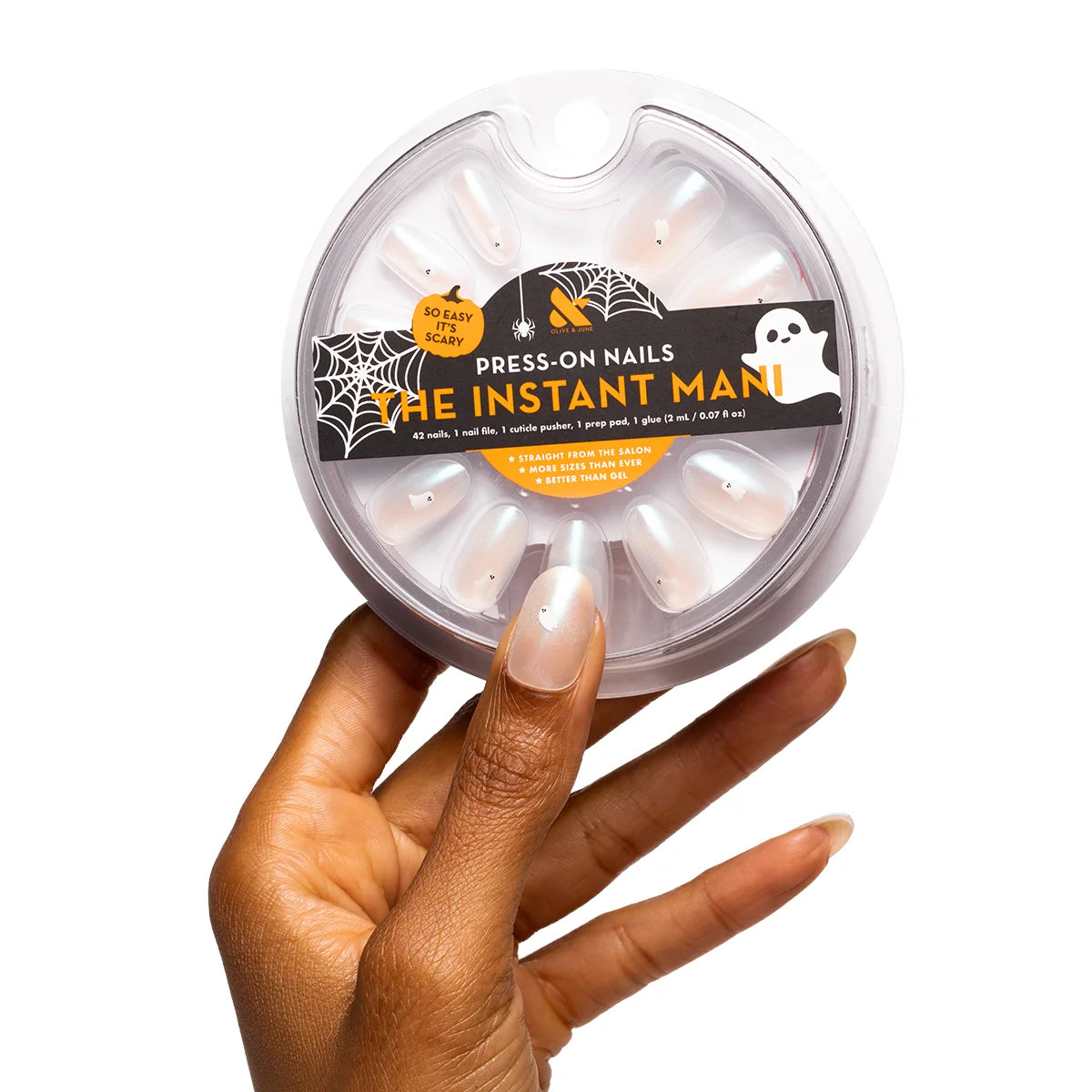 Olive & June Instant Mani Press-On Nails, 42 Pieces (choose from 7 designs)