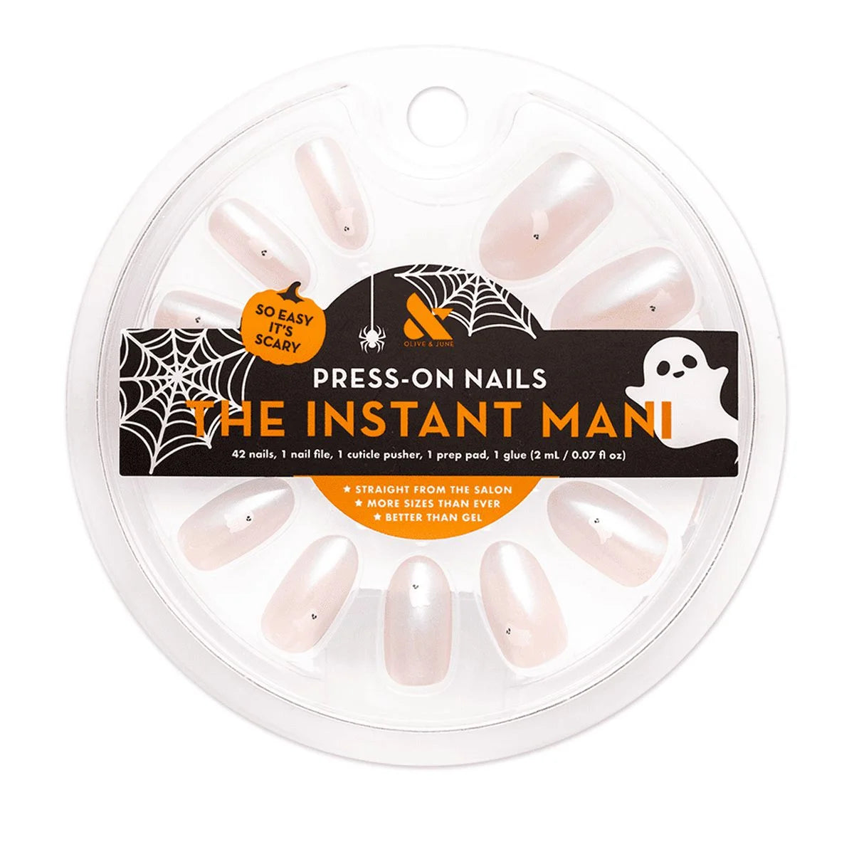 Olive & June Instant Mani Press-On Nails, 42 Pieces (choose from 7 designs)