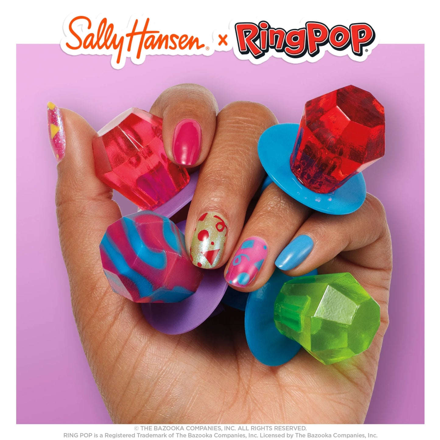 Sally Hansen Insta-Dri x Ring Pop Nail Polish