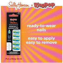 Load image into Gallery viewer, Sally Hansen Salon Effects Perfect Manicure, Press On Nails, Non-Damaging Adhesive Tabs, File, and Alcohol Pad Included 24 Ct.
