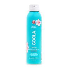 Load image into Gallery viewer, COOLA Organic Sunscreen SPF 50 Sunblock Spray, Dermatologist Tested Skin Care for Daily Protection, Vegan and Gluten Free, Guava Mango, 6 Fl Oz
