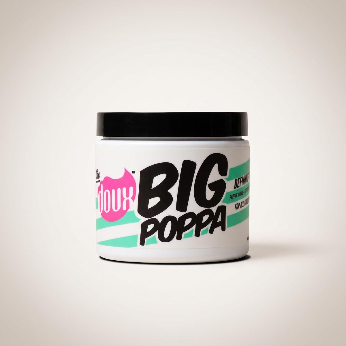 The Doux BIG POPPA Curl Defining Gel, Frizz Control Soft Hold Gel, 16 oz
