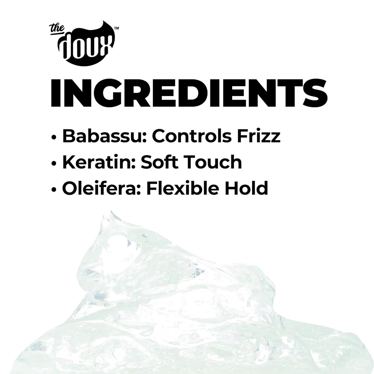 The Doux BIG POPPA Curl Defining Gel, Frizz Control Soft Hold Gel, 16 oz