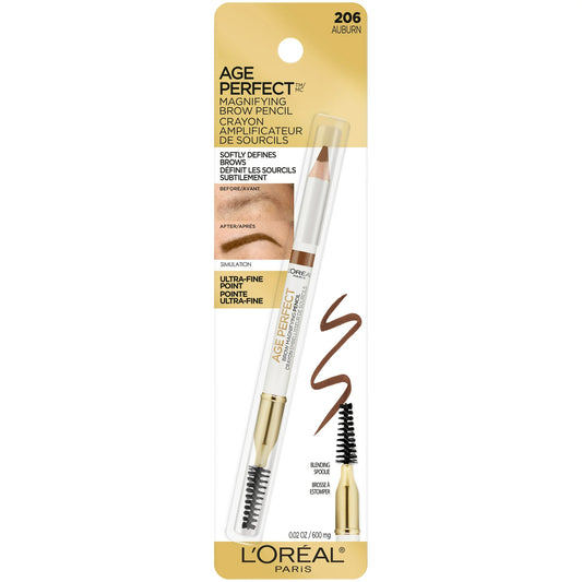 Perfect Brow Magnifying Pencil with Vitamin E, (Auburn) by L'Oreal Paris