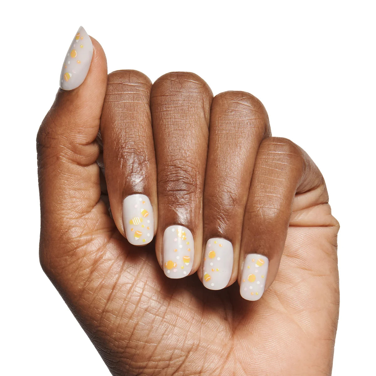 Olive & June Instant Mani Short Squoval Press-on Nails, Halloween Candy, 42 Pieces