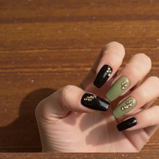 New! Kay Bei Grounded Glam Press-On Nails