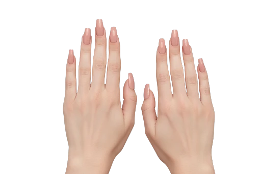 New! Kay Bei Blush Theory – Coffin Press-On Nails (10 piece set)