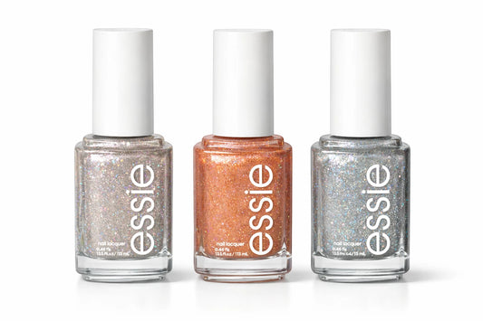 Essie Glitter & Metallic Nail Polish Bundle (3-Piece Set)