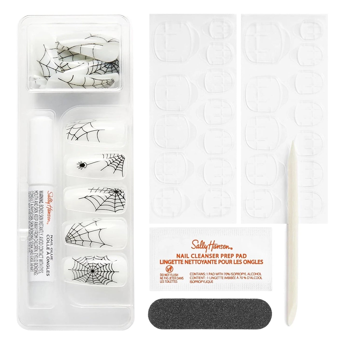 Sally Hansen Perfect Manicure Press On Nails 2 Pack | Coffin & Oval | New