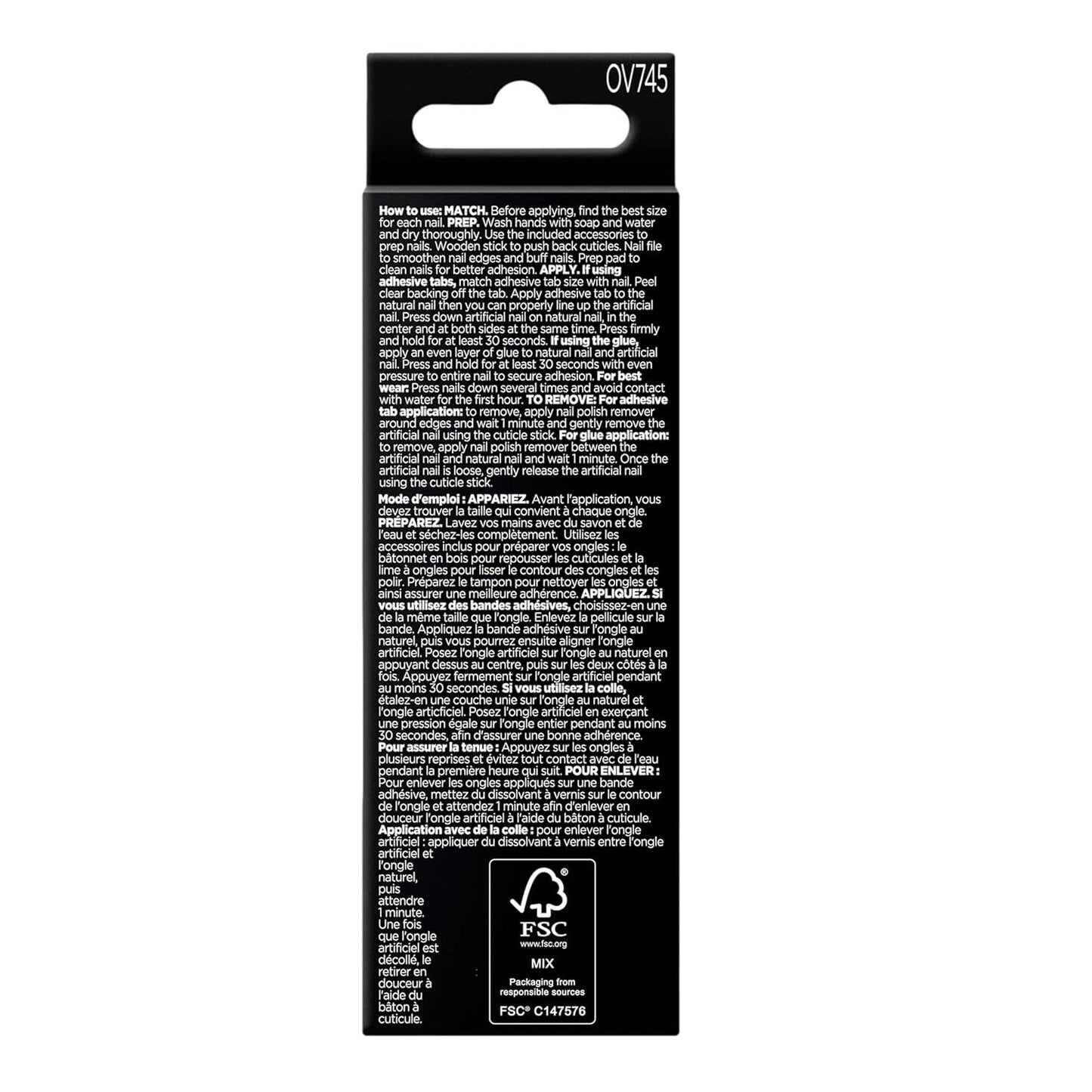 Sally Hansen Perfect Manicure Press On Nails 2 Pack | Coffin & Oval | New