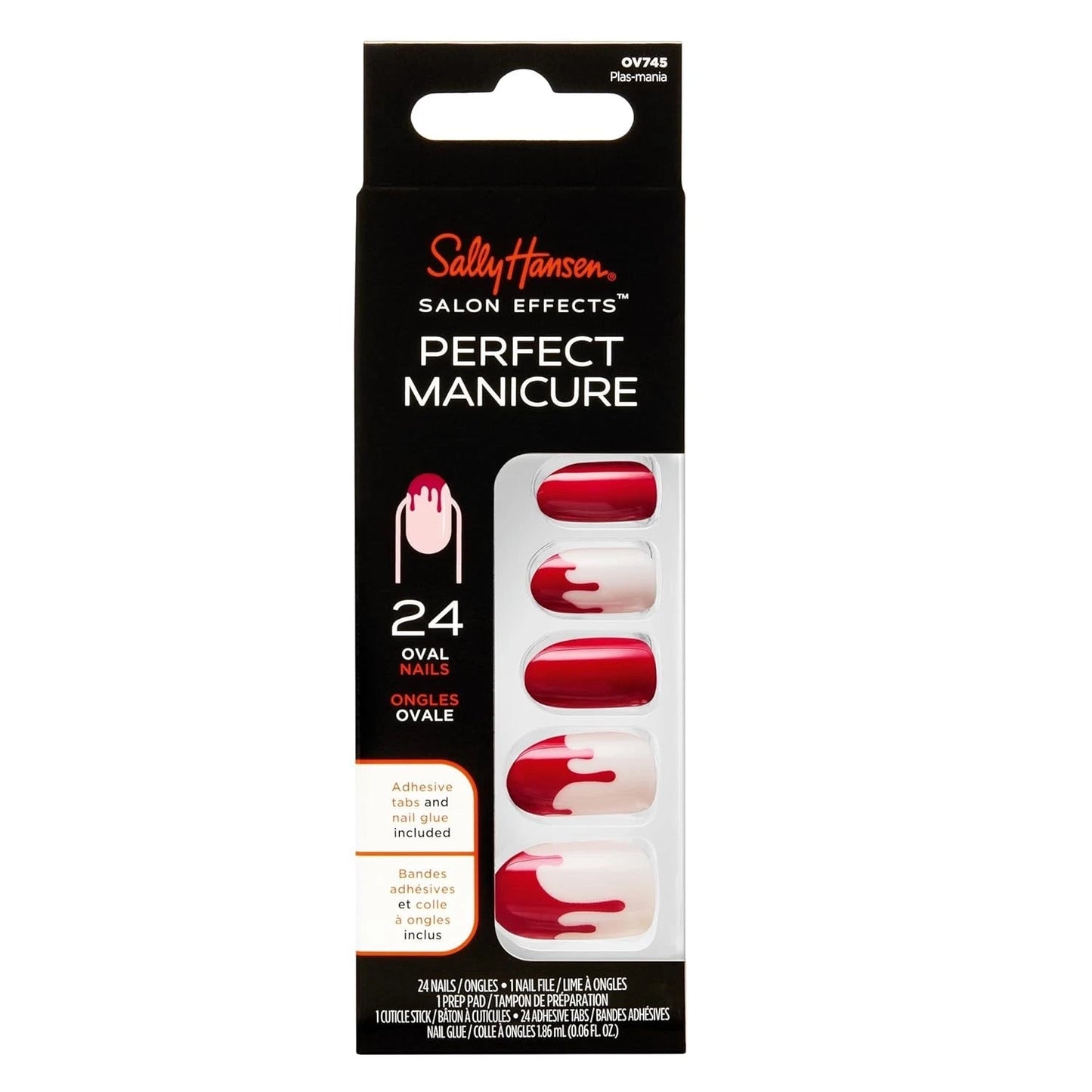 Sally Hansen Perfect Manicure Press On Nails 2 Pack | Coffin & Oval | New