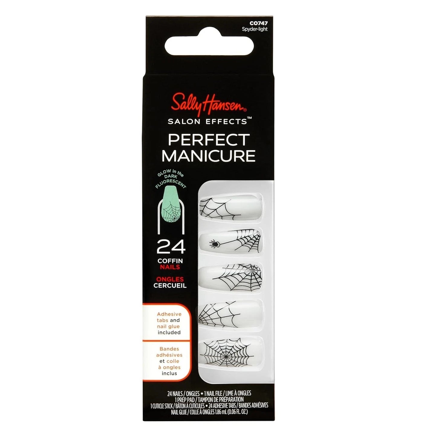 Sally Hansen Perfect Manicure Press On Nails 2 Pack | Coffin & Oval | New