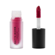 Load image into Gallery viewer, Makeup Revolution Matte Bomb Liquid Lipstick - Burgundy Star
