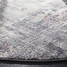 Load image into Gallery viewer, Area Rug, 7&#39; x 7&#39; Round, Charcoal/Ivory
