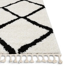 Load image into Gallery viewer, Celosia  Shag Black Rug 5&#39;3&quot; x 7&#39;3&quot;
