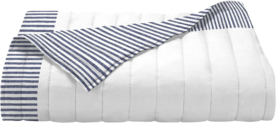 Southern Tide Ocean Gate Quilt, Twin, White