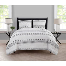 Load image into Gallery viewer, VCNY Home Azteca Collection Comforter Set Full- Queen 3 Piece
