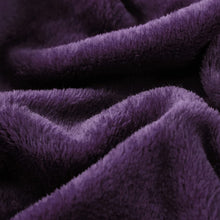 Load image into Gallery viewer, Chic Home Zahava 1 Piece Blanket Ultra Soft Fleece Microplush, Full/Queen, Plum
