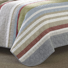 Load image into Gallery viewer, Eddie Bauer Home | 100% Cotton Light-Weight Twin Quilt Bedspread Set

