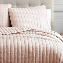 Load image into Gallery viewer, Riverbrook Home Quilt Set, Queen, Moonstone - Blush, 3-Piece Set
