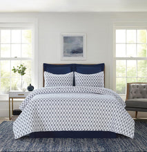 Load image into Gallery viewer, Longshore Tides Adaline Reversible Queen Quilt Set
