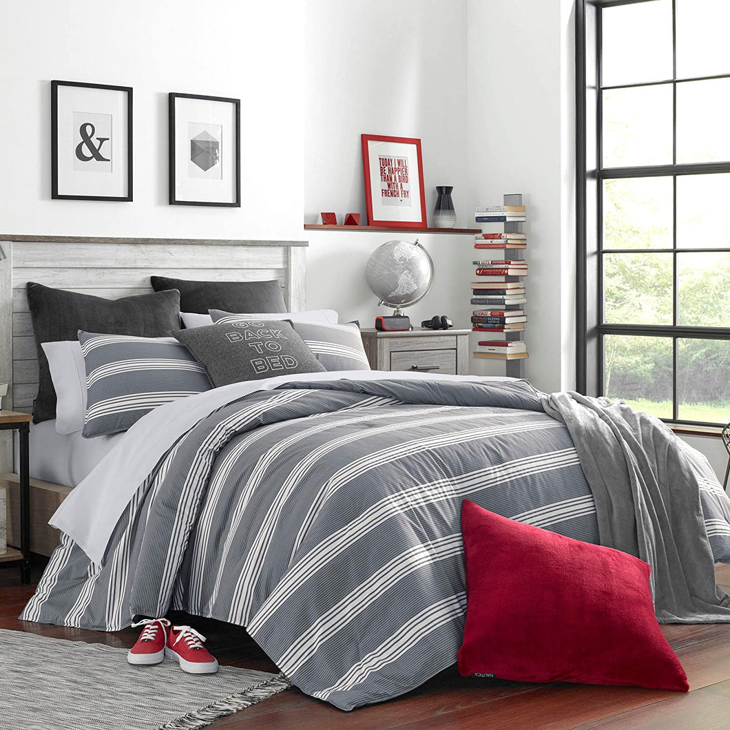 Nautica Home, 100% Cotton Comforter Set, Queen, Grey