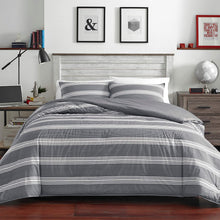 Load image into Gallery viewer, Nautica Home, 100% Cotton Comforter Set, Queen, Grey
