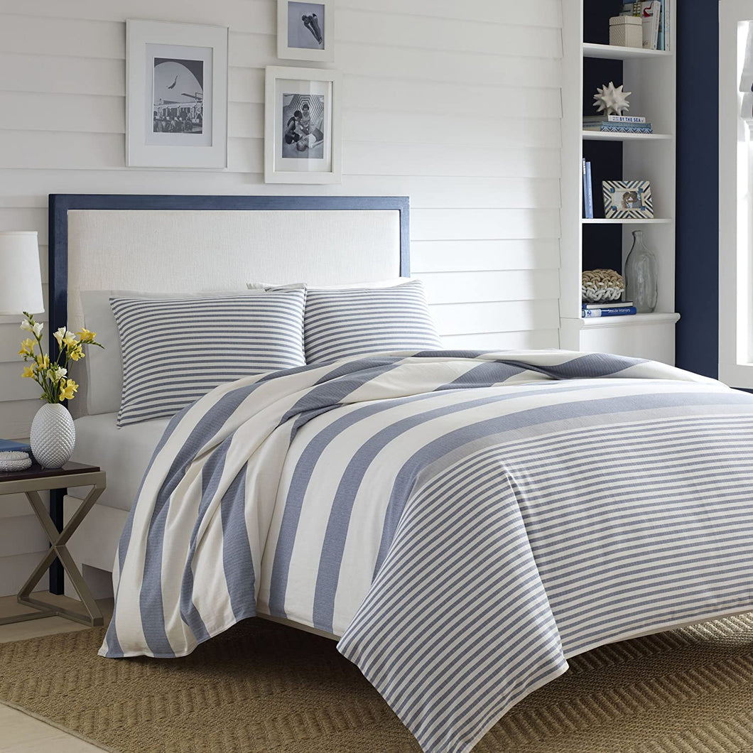 Nautica Home -100% Cotton, Comforter and Matching Sham(s), Twin, Blue