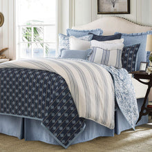 Load image into Gallery viewer, HiEnd Accents 3 PC Reversible Skyler Quilt Set, King, Blue
