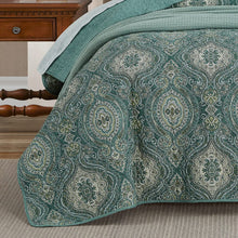 Load image into Gallery viewer, Tommy Bahama Home Turtle Cove Collection Quilt Set-100% Cotton, Green
