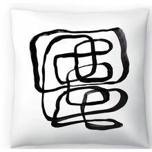 Load image into Gallery viewer, Lines Throw Pillow, 16x16
